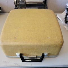 Vintage Royal Aristocrat Typewriter With Case Green Keys~ Tested Working 1950s