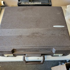 Vintage 1970s Smith-Corona Galaxie Twelve Portable Typewriter w/Case WORKS GREAT