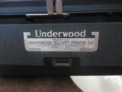 Underwood Elliott Fisher Underwood Leader Manual Portable Typewriter 1939 Gramps