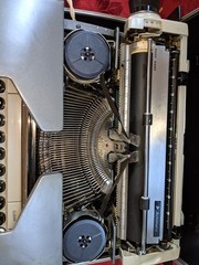 Vintage Smith Corona Electrica 120 electric Typewriter + Case tested