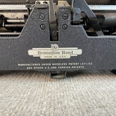 Vtg Remington Noiseless Typewriter Model 7 Portable Restoration Project & Case