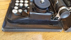VTG Underwood STD Portable BLACK Typewriter + Case ’20s?/’30s? Antique UNTESTED!