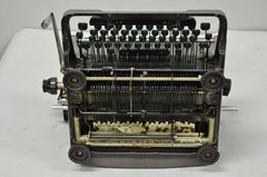 Vintage Underwood Rhythm Touch Art Deco Typewriter w/ Green Keyboard Circa 1950
