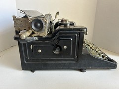 VINTAGE RARE 1912 Antique Rex Visible No 4 Typewriter by Harris Mfg. *Read*