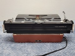 Vintage Sears Power 12 Electric Portable Typewriter with Case, Working