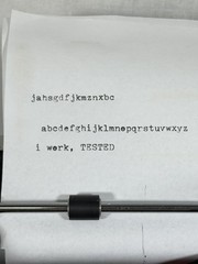 Smith-Corona Corona Seventy Electric Typewriter Ribbon Blue White Keys EUC