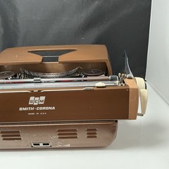 Vintage MCM Smith Corona Coronet Super 12 Electric Typewriter w/Case Tested