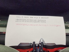 Working Cole Steel Portable Manual Typewriter w/ Case W. Germany