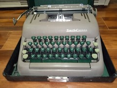 1953 Smith-Corona Silent-Super Working Vintage Portable Typewriter w New Ink