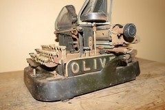 Rare Antique Oliver No. 3 Standard Visible Batwing Typewriter Serial No. 117601