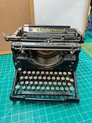 Antique Underwood Master Standard Typewriter – Circa 1930s – Classic Office Deco