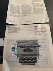 Olympia Deluxe Typewriter – 1975 – Vintage Manual Typewriter – Used electric