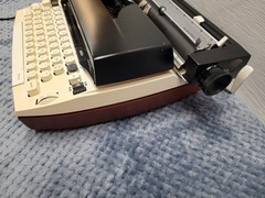 Vintage Sears Power 12 Electric Portable Typewriter with Case, Working
