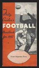 1937 Salesman Sample Fritz Crisler Football Handbook Underwood Typewriter