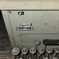 1955 Super-Speed Standard L C Smith Typewriter With Manual Vintage