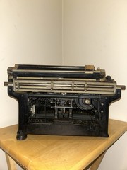 Vintage Antique Underwood No. 5 1917 Standard Typewriter Black Collectible