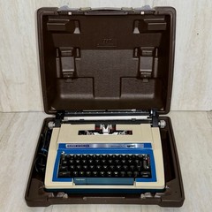 Vintage Smith Corona Super Sterling Electric Typewriter Blue 3LRJ Tested Working