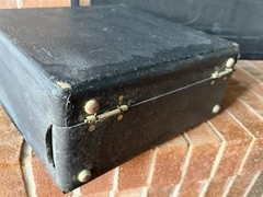 Vtg Corona Black Typewriter Portable Case 1960’s Parts Floating Shift Black