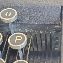 1938 Remington Rem Rand Cadet Portable Typewriter w/ Case S# CB126642 Gorgeous!