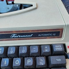 BROTHER PROFILE ELECTRIC 12 Typewriter with Plastic Carry Case for parts only