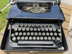 1937 Corona Working Standard Portable Manual Typewriter