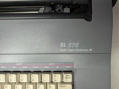 Smith Corona SL 575 Electric Typewriter Spell-Right Dictionary AS-IS Untested