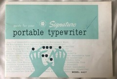 Signature 440t Portable Typewriter – Vintage, In Great Condition with Handbook