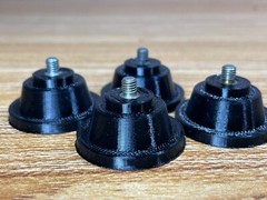 Replacement Foot Mounts (4) for 1950’s Underwood Portable Typewriters