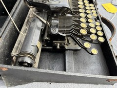 Antique Early Rem-Blick Remington Typewriter w/ Case