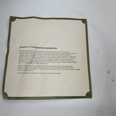*AS-IS READ* OLIVETTI Studio 46 Typewriter Spain Hard Plastic Case + EXTRAS