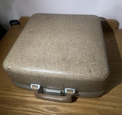 1959 Tower Typewriter W/ Original Case & Documents