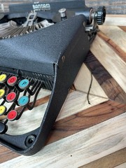 VTG Rare 1938 Remington Rem Rand Bantam Children’s Typewriter W/ Colored Keys