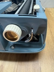Sears Tutor Portable Manual Typewriter Model 871-1960 Retro Blue Case *For Parts