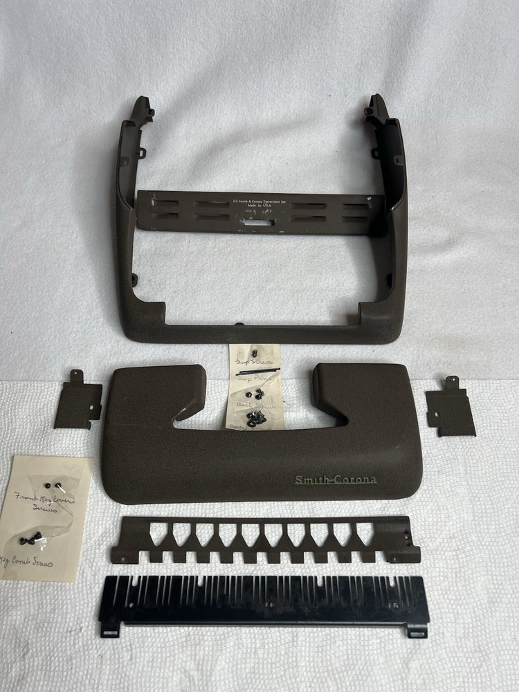 Vintage Lot Of 6+ 1950’s Smith Corona Typewriter Replacement Panels/Screws
