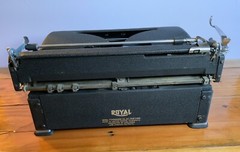Vintage Royal Aristocrat Model B Typewriter 1940’s Art Deco Style