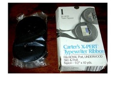 Carter’s X-PERT Typewriter Ribbon Royal Portable Underwood Std & Port 1/2″x10yd