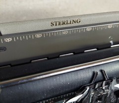 Smith Corona Sterling Typewriter, Case & Key, Original Manual, Papers & Brush
