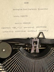 Vintage 1939 Remington “Remette” Rand Portable Typewriter – Made in Canada