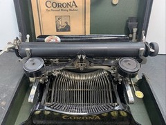 1917 Corona Personal Writing Machine Typewriter No. 3