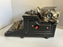 VINTAGE RARE 1912 Antique Rex Visible No 4 Typewriter by Harris Mfg. *Read*