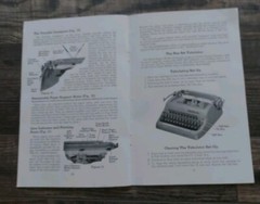 Vintage SMITH CORONA 50’s STERLING Portable Typewriter W Case Book Accessories