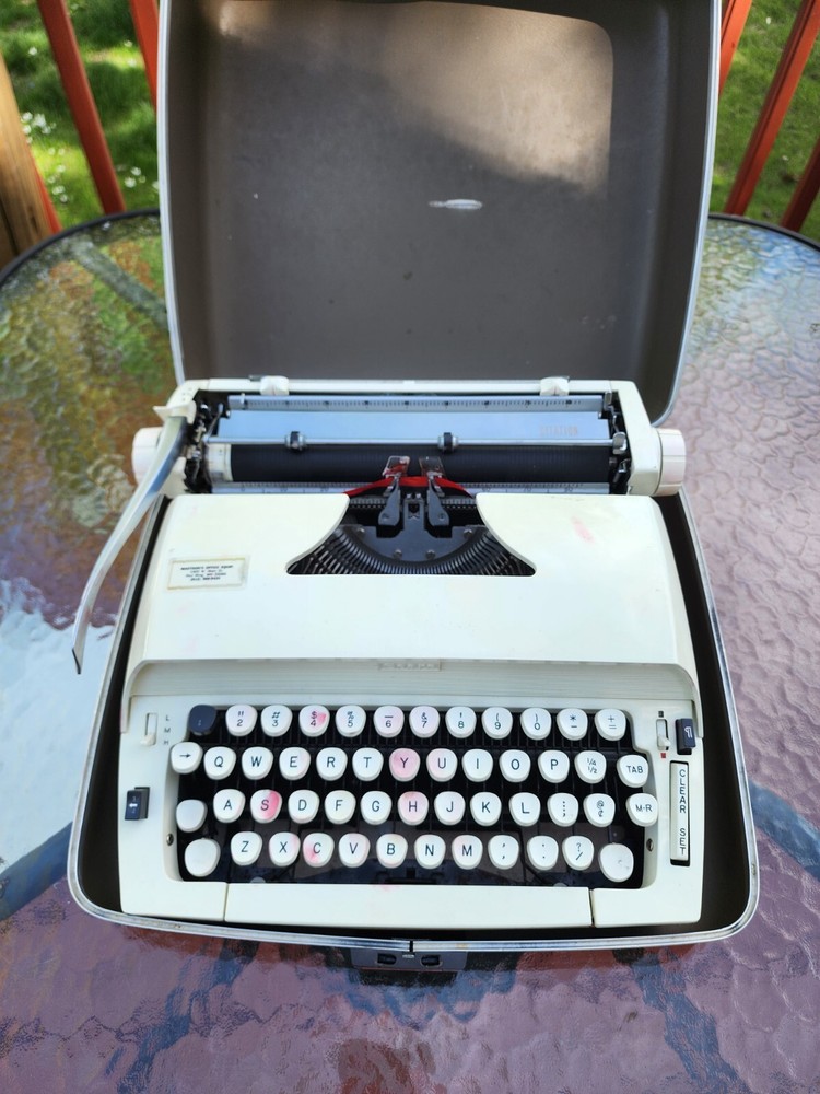 Vintage Sears Citation Manual Portable Typewriter 1960s With Case