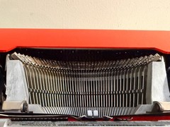 Olivetti Valentine Typewriter • Red Portable w/Original Case, Manuals • Pica