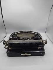 Vtg 1936 Remington Rand Model 5 Streamline Typewriter Tested Working Smooth