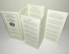 Blickensderfer Typewriter English Type Wheels Brochure Reproduction