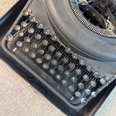 Vtg Remington Noiseless Typewriter Model 7 Portable Restoration Project & Case