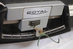 Vtg Royal McBee Typewriter Manual Case Key Magic Column Margin Tested Video