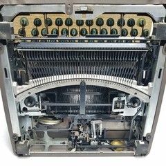 Vtg 1950 Smith Corona Sterling Portable Manual Typewriter Case Tested Works USA