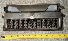 Rare Bennett Pocket Typewriter 1911-1913 World’s Smallest Antique