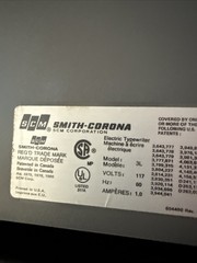1975-1978 Smith- Corona XT Electric Typewriter Works used Carrying Case